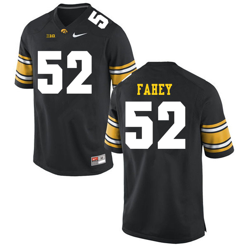 Men #52 Asher Fahey Iowa Hawkeyes College Football Jerseys Sale-Black